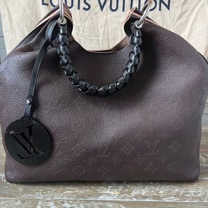 Louis Vuitton Carmel Perforated Hobo Brown